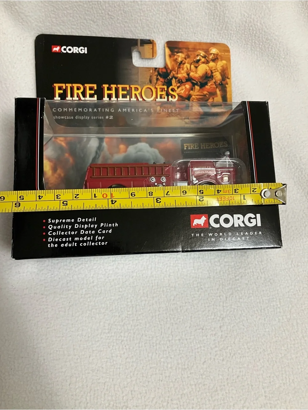 Corgi Fire Heroes 1960 ALF 900 Series Pumper (Bethpage F.D.) diecast model truck